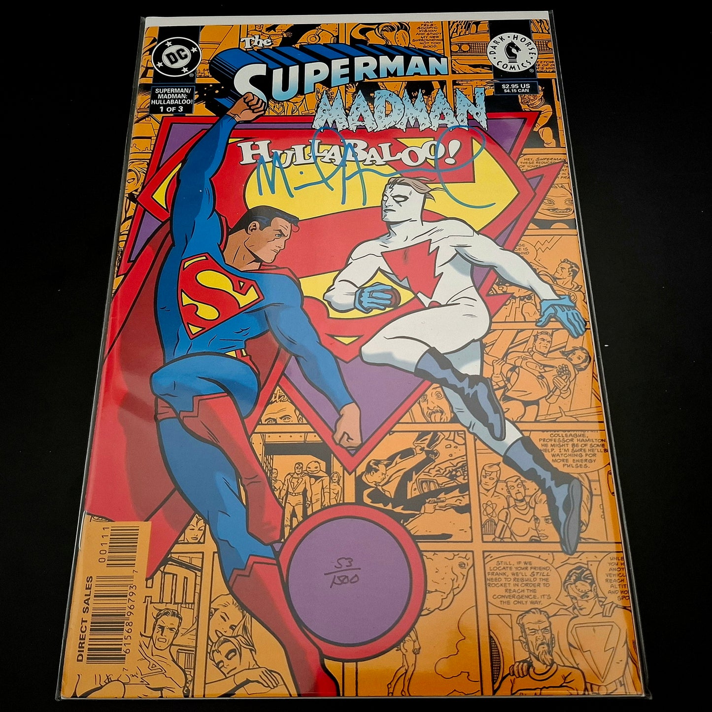 Superman Madman : Hullabaloo #1 + Signature de Mike Allred (COA)