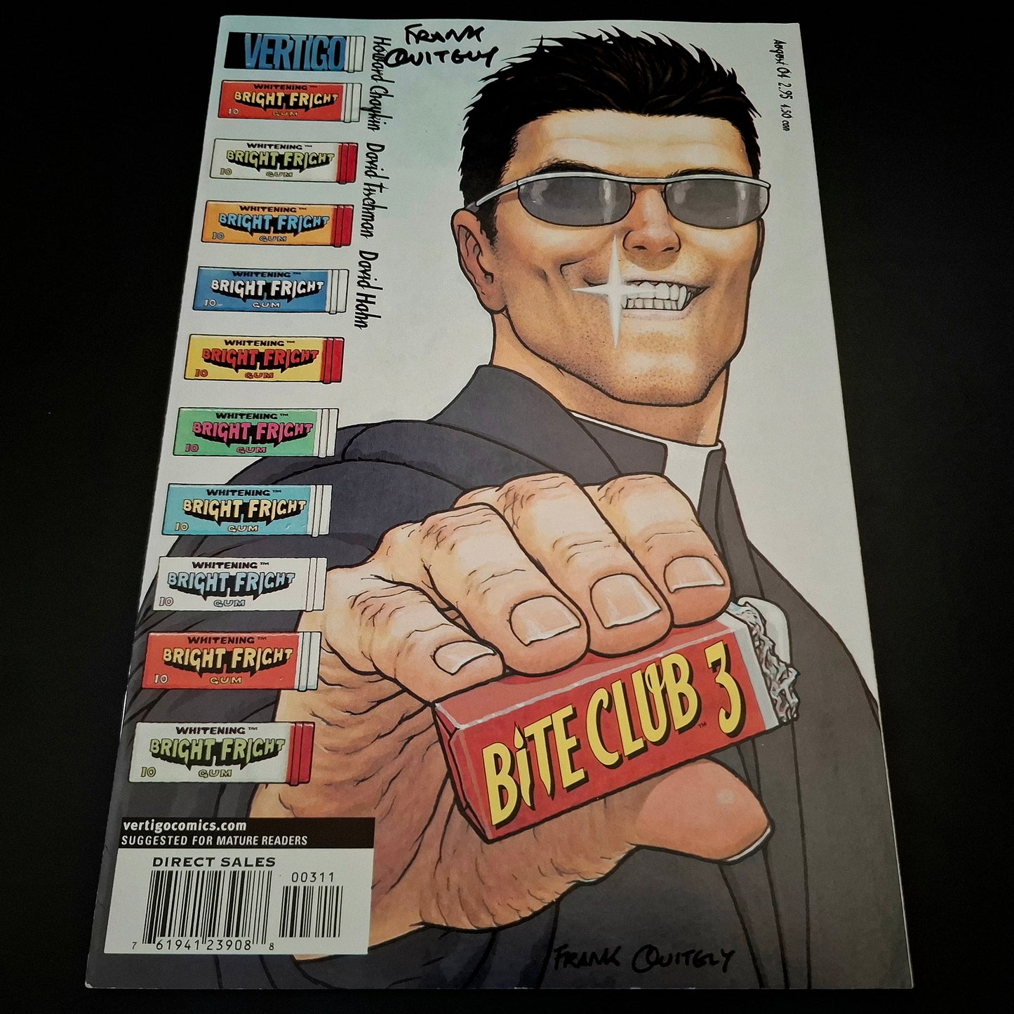 Bite Club #3 + Signature de Frank Quitely (COA)