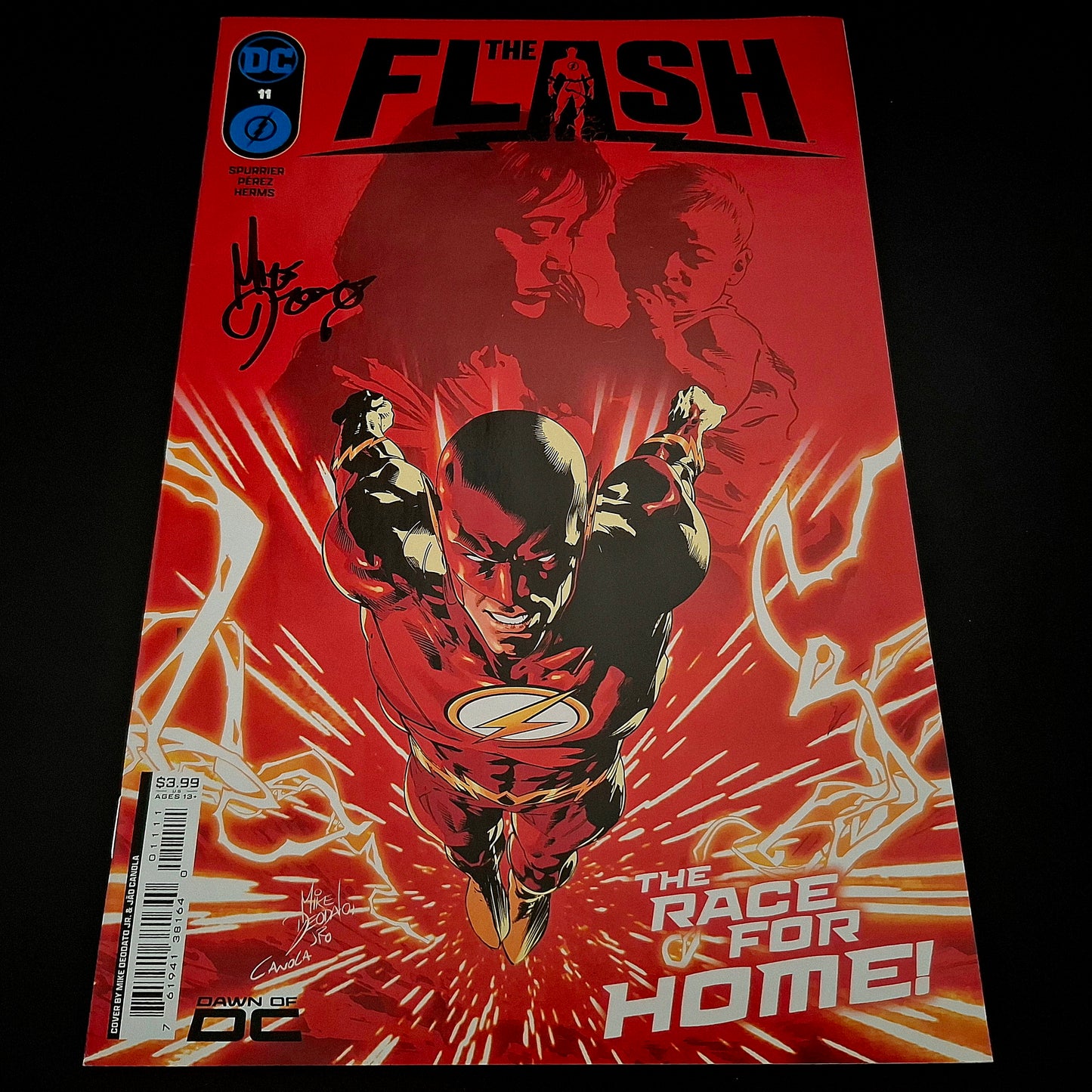 Flash #11 + Signature de Mike Deodato Jr (COA)