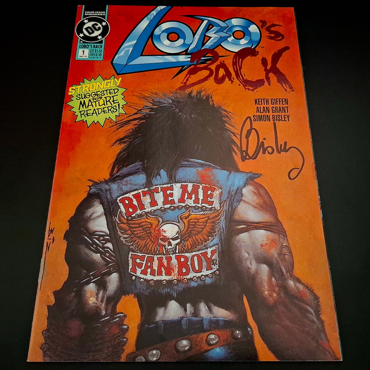 Lobo's Back #1 + Signature de Simon Bisley (COA)