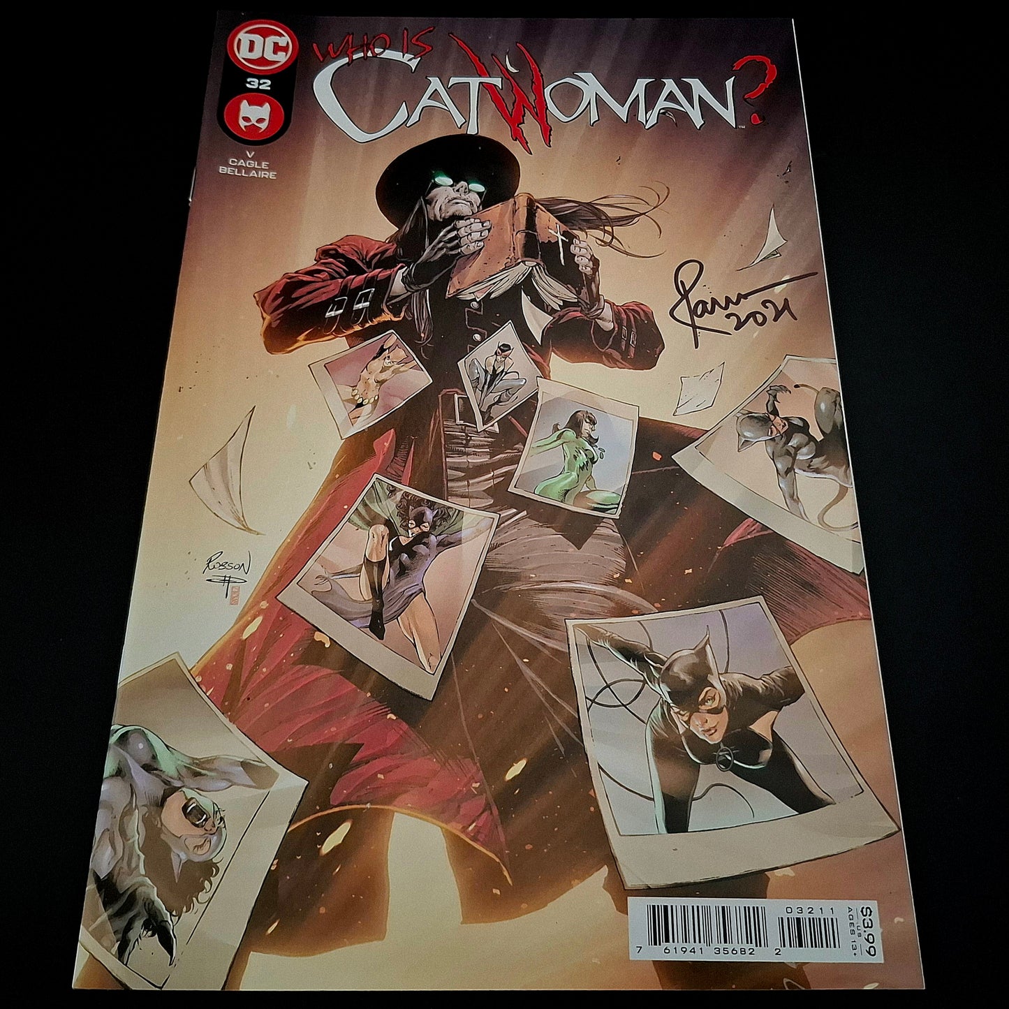 Catwoman #32 + Signature de Ram V (COA)