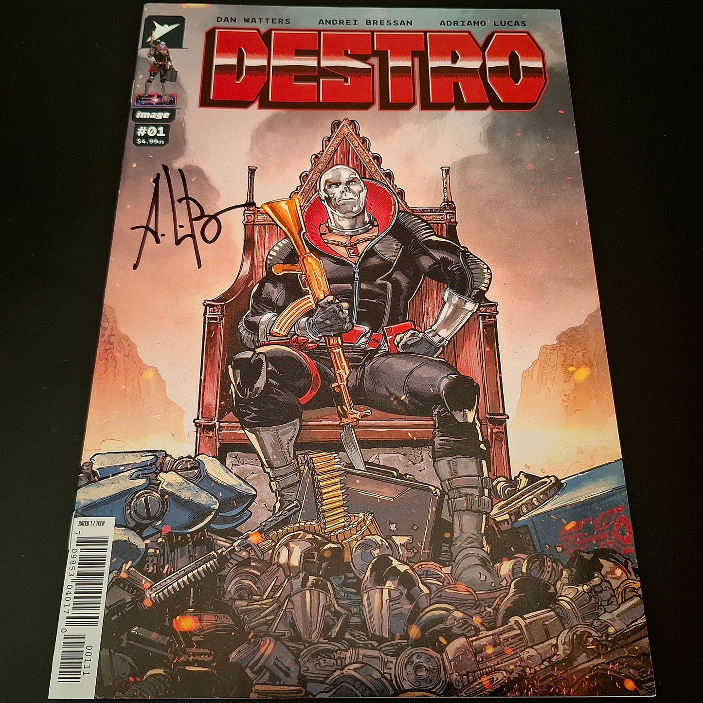 Destro #1 + Signature de Andrei Bressan (COA)
