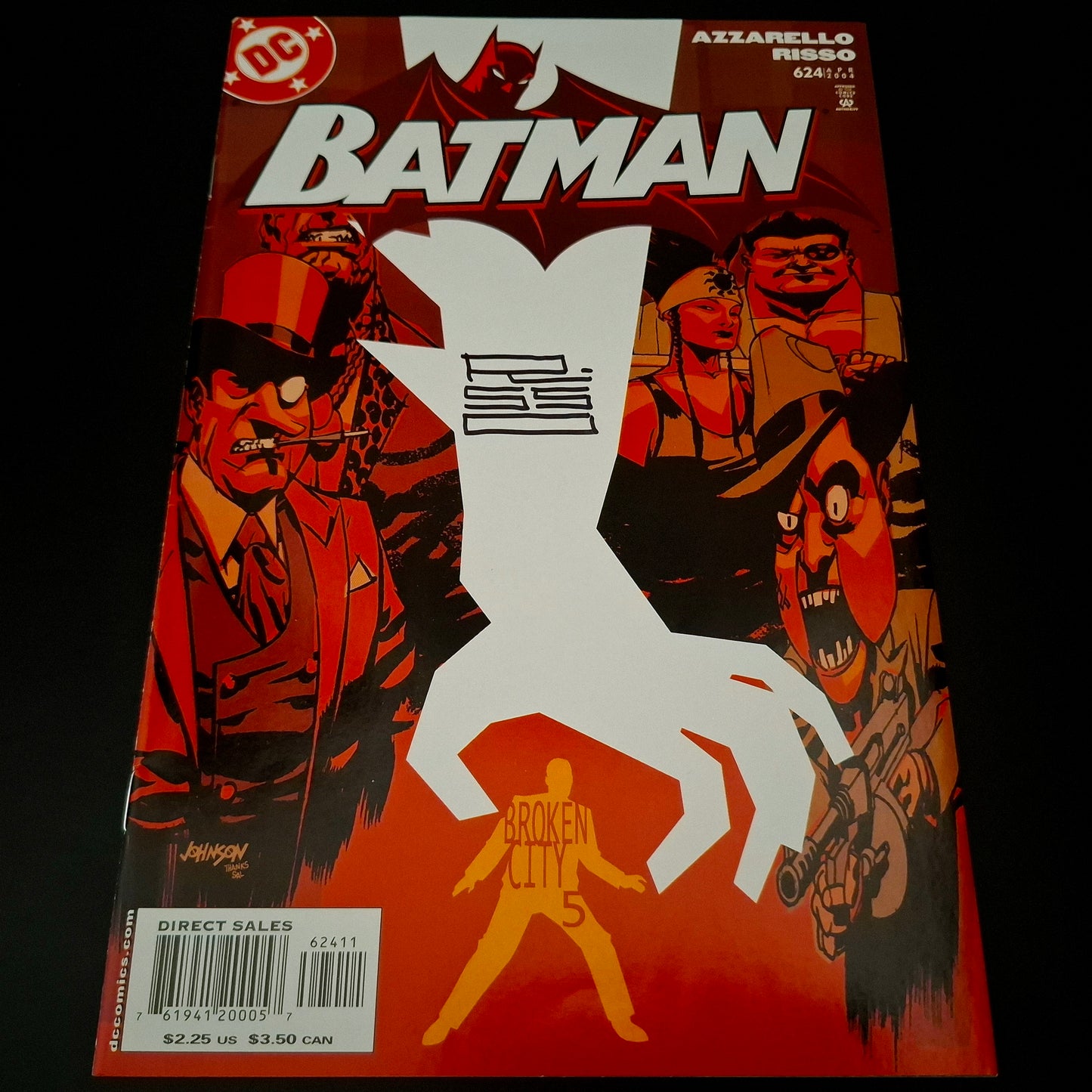 Batman #624 + Signature de Edouardo Risso (COA)
