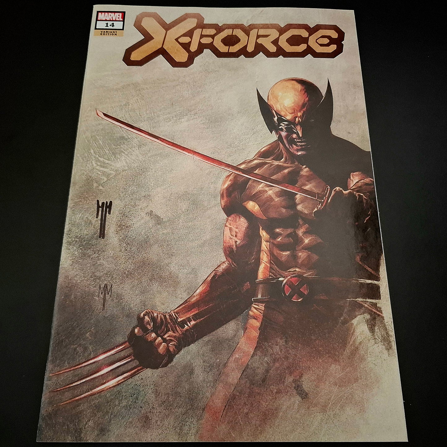 X-Force #14 variant cover exclusive + Signature de Marco Mastrazzo (COA)