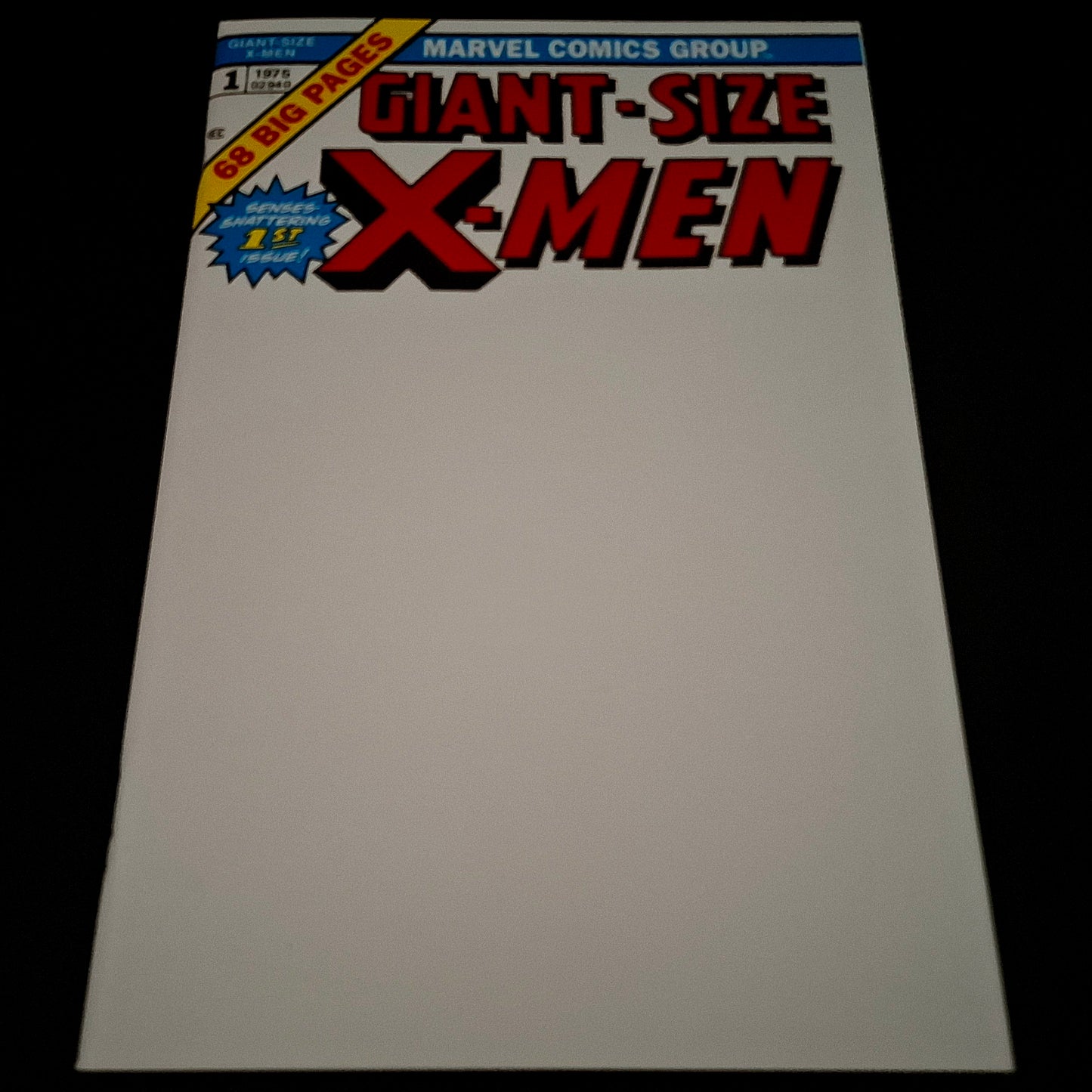 Giant Size X-men #1 (facsimilé) variant blank cover exclusive