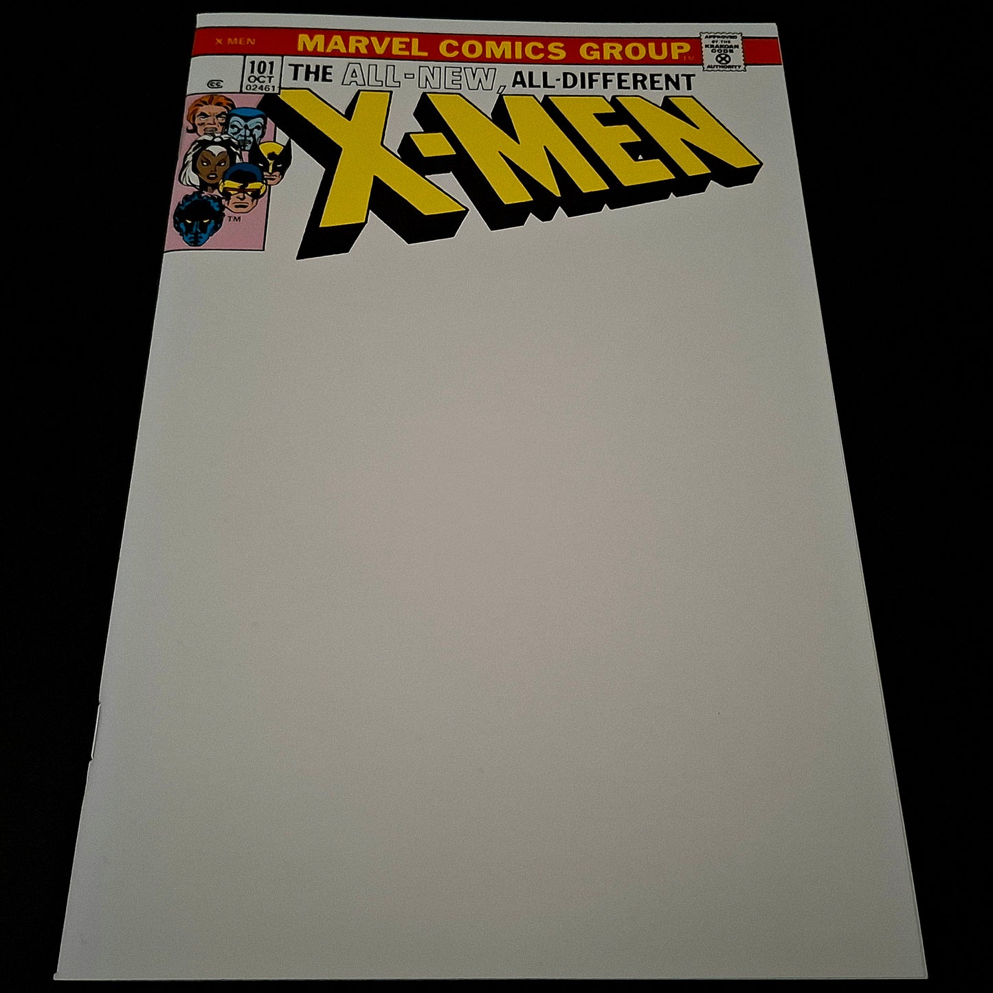 X-men #101 (facsimilé) variant blank cover exclusive