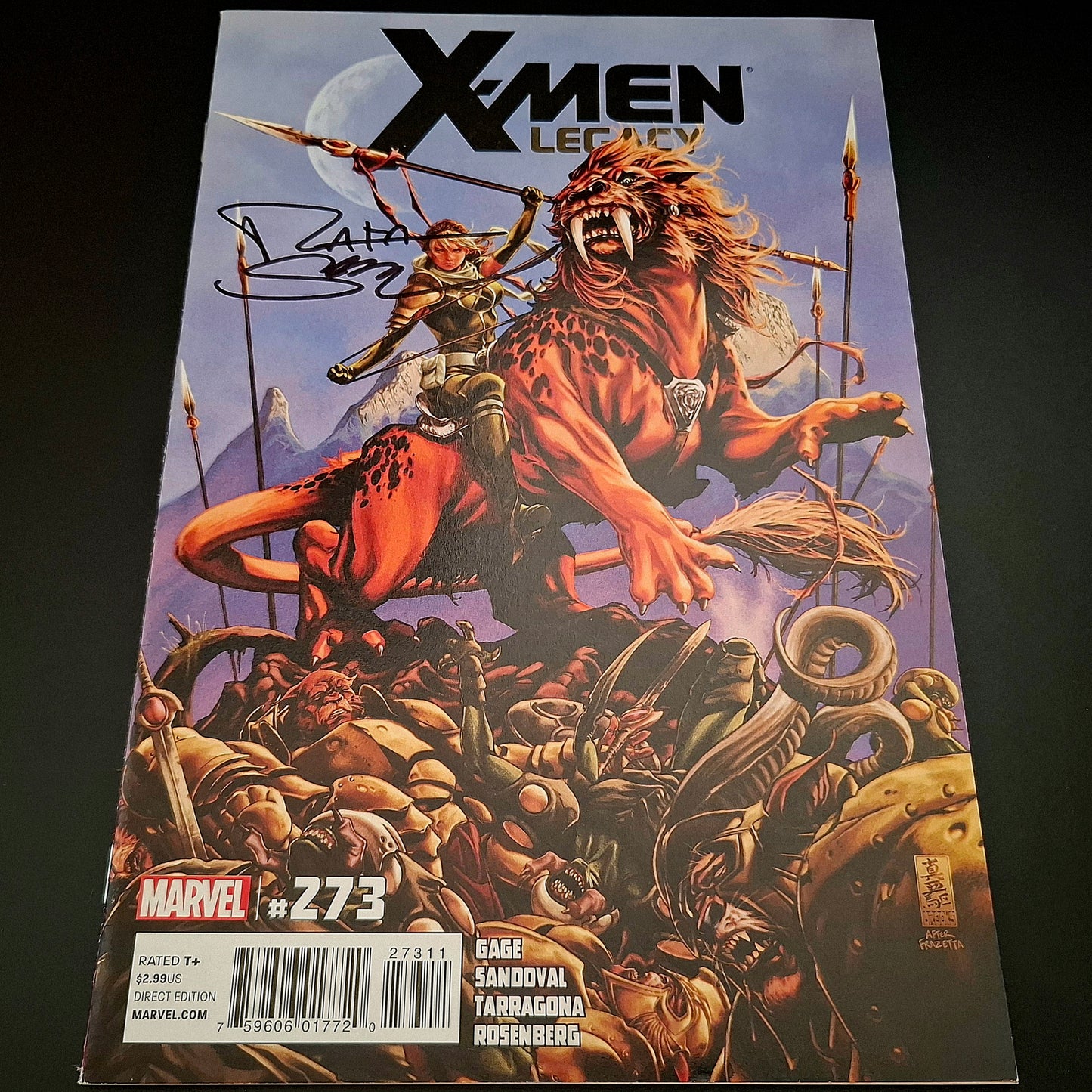 X-men #273 + Signature de Rafa Sandoval (COA)