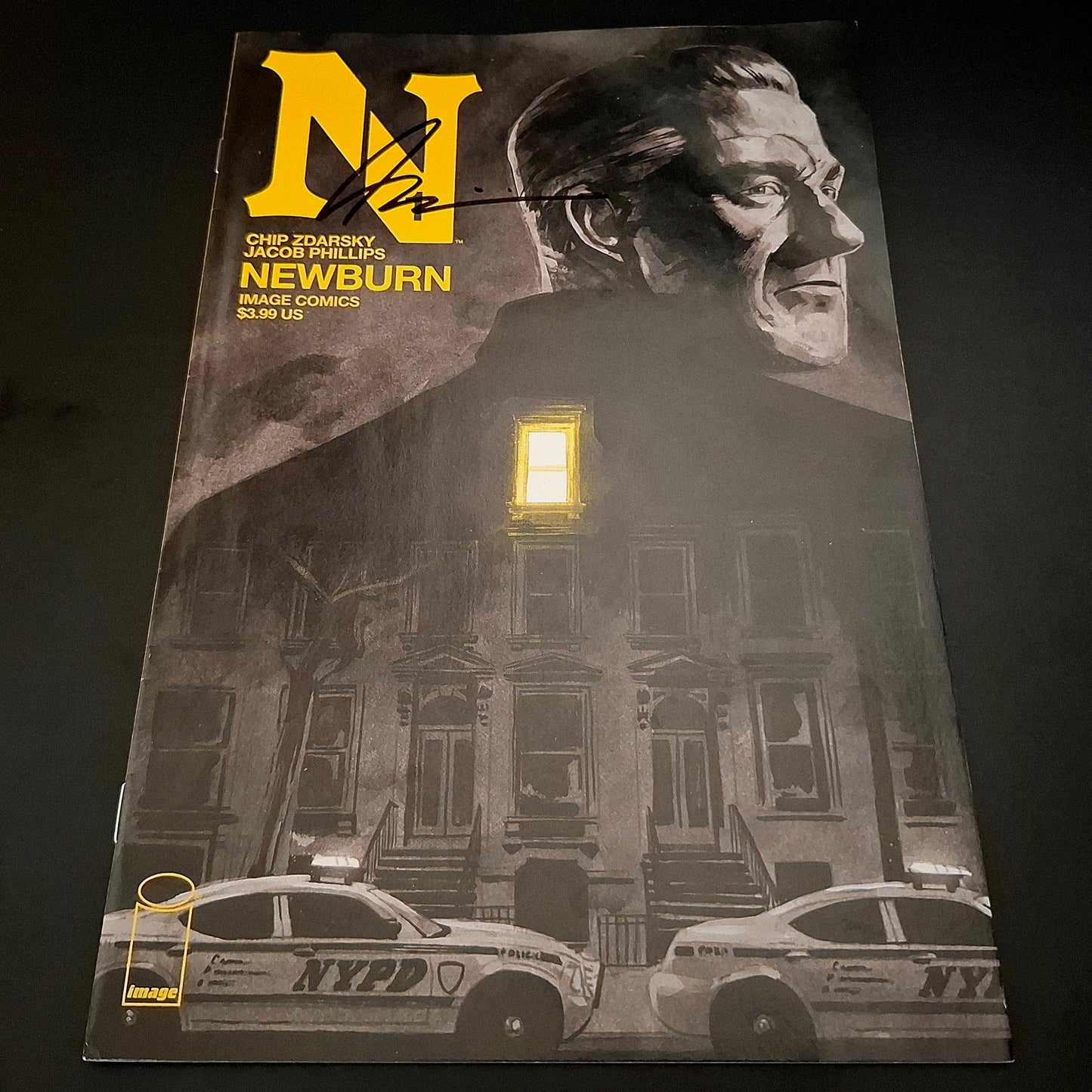 Newburn #1 + Signature de Jacob Phillips (COA)