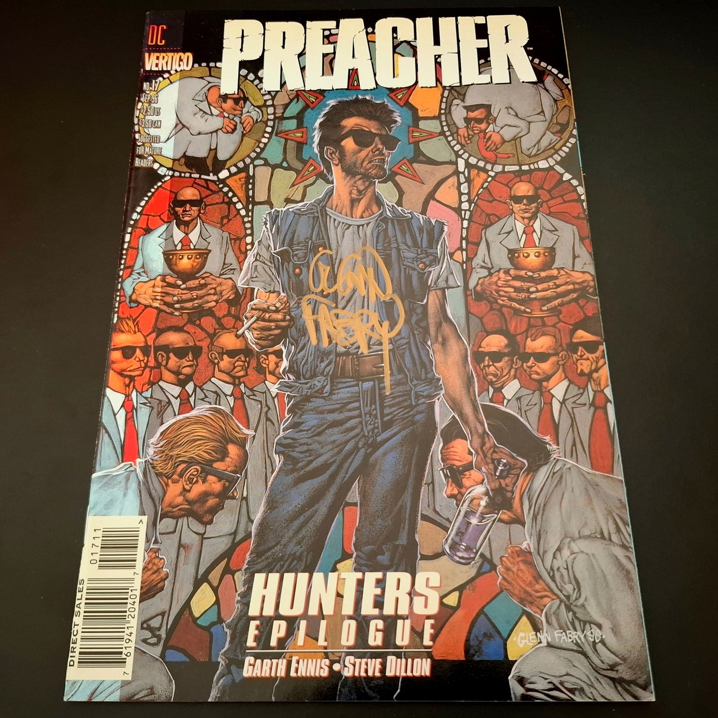 Preacher #17 + Signature de Glenn Fabry (COA)
