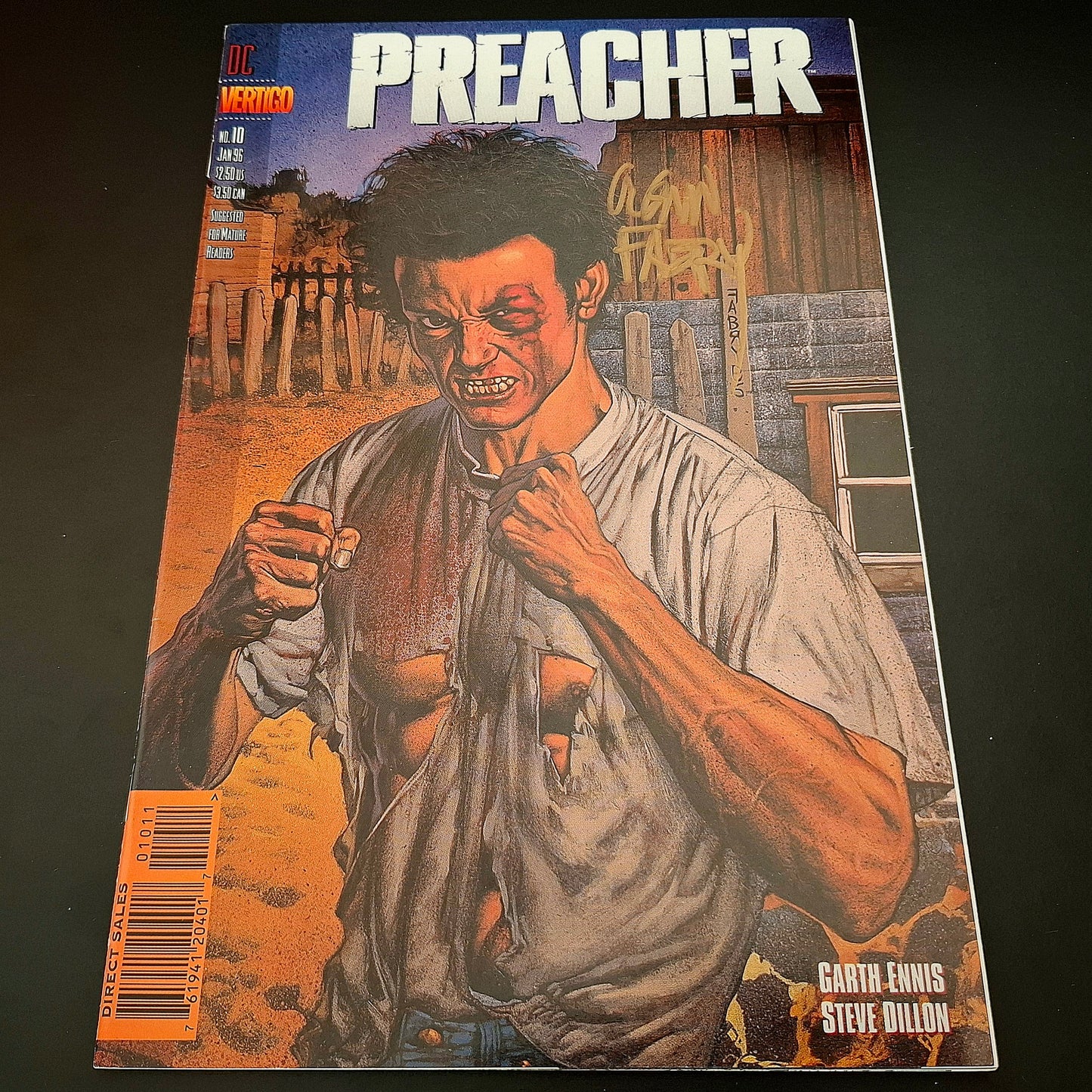 Preacher #10 + Signature de Glenn Fabry (COA)