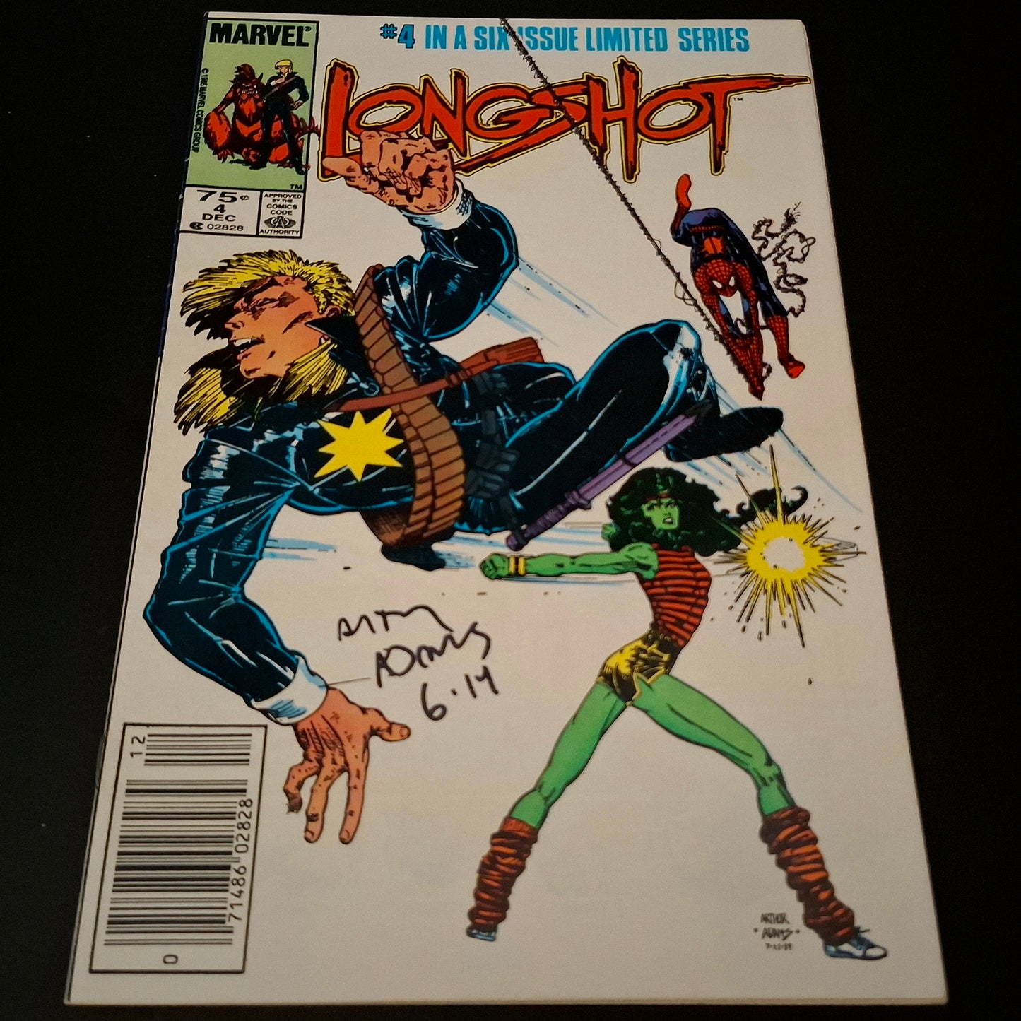 Longshot #4 + Signature de Arthur Adams (COA)