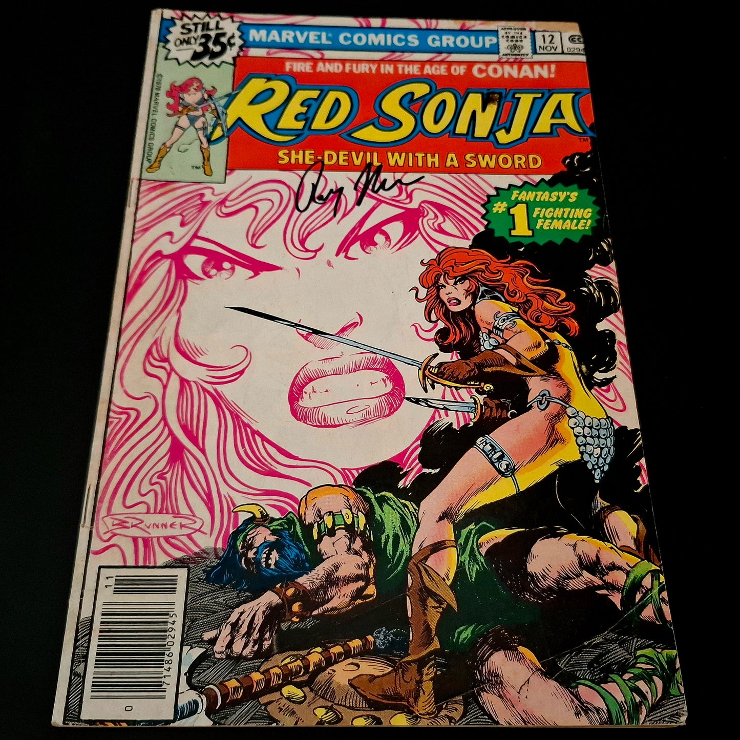 Red Sonja : She-Devil with a sword #12 + Signature de Roy Thomas