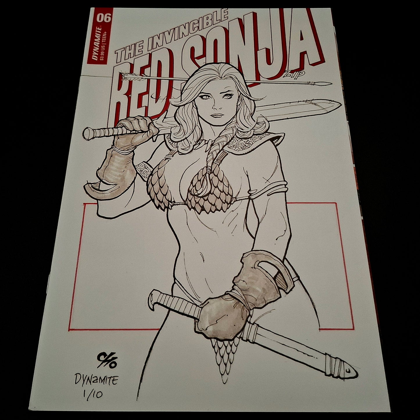 Invincible Red Sonja #6 variant cover