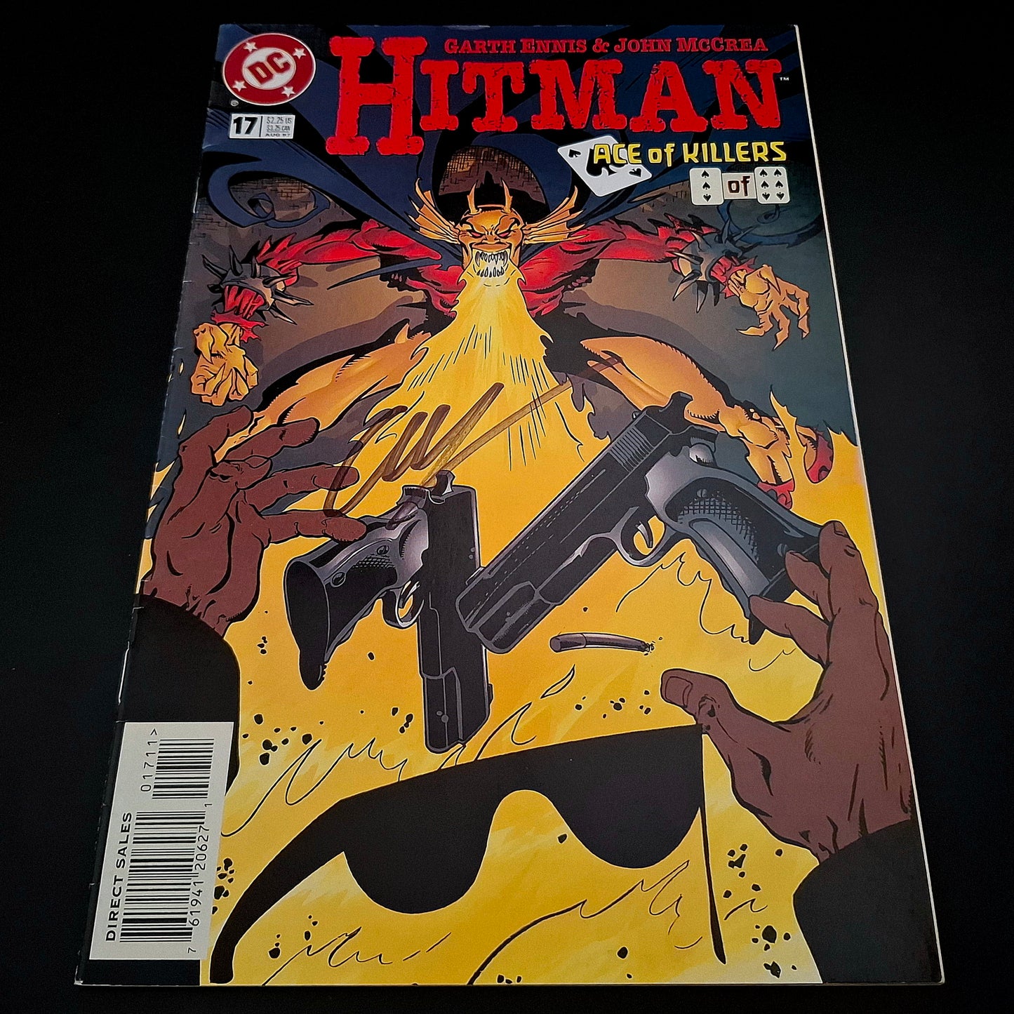 Hitman #17 + Signature de Garth Ennis (COA)