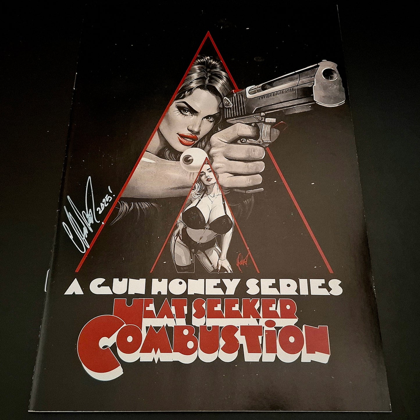 Heat Seeker Combustion #3 variant cover exclusive + Signature de Cedric Poulat (COA)