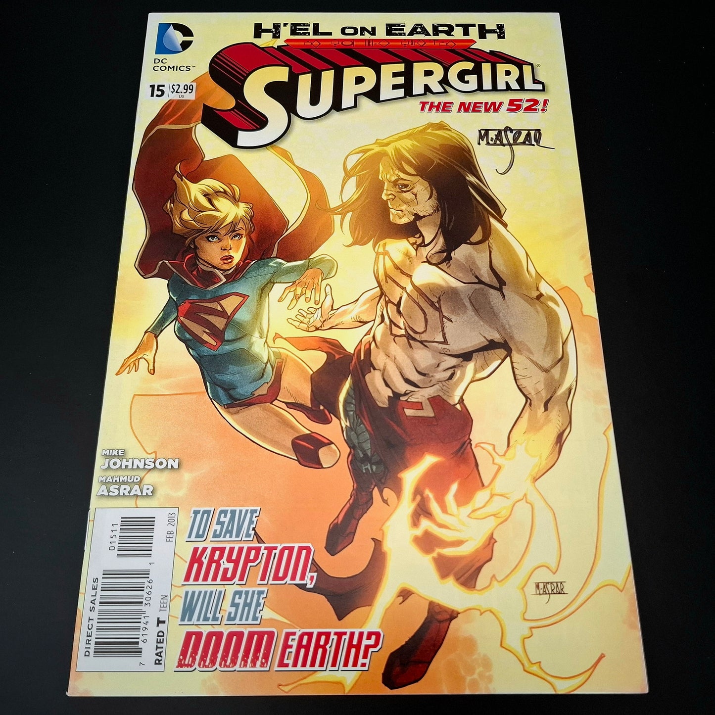 Supergirl #15 + Signature de Mahmud A. Asrar (COA)