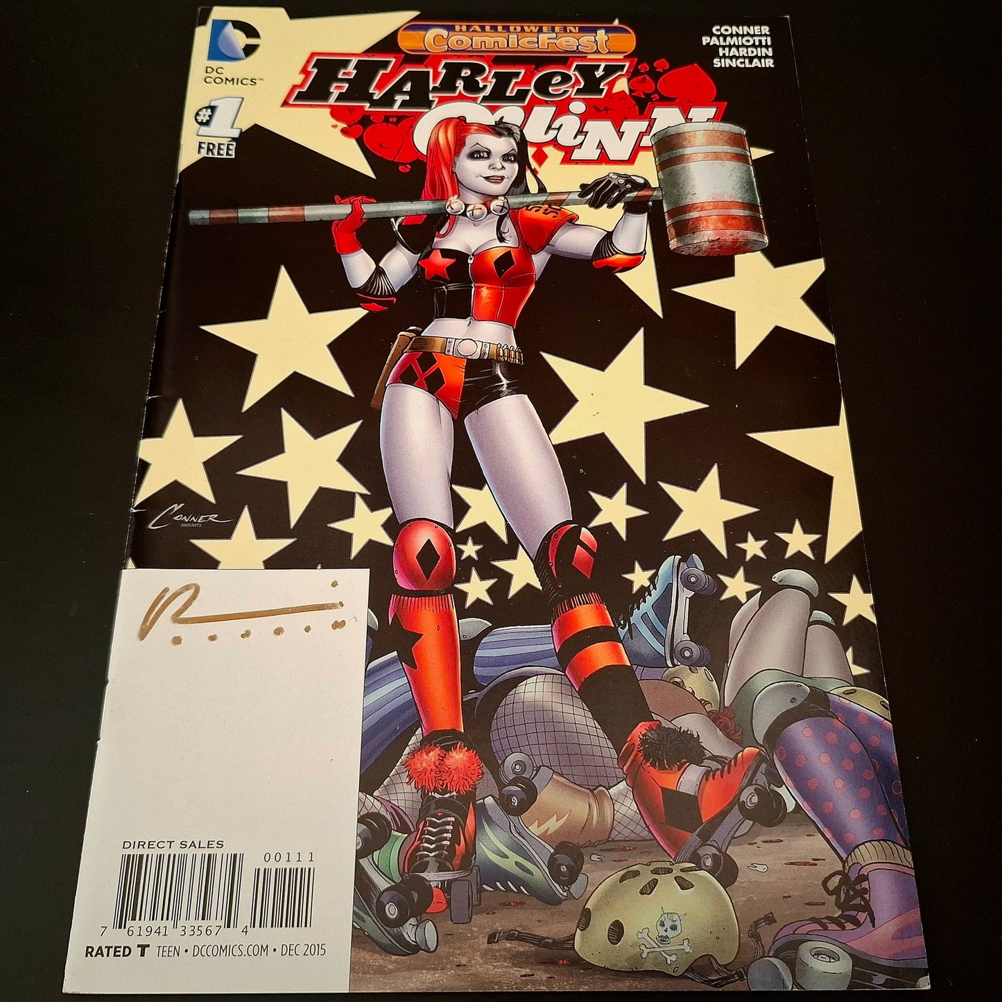 Harley Quinn #1 + Signature de Chad Hardin (COA)