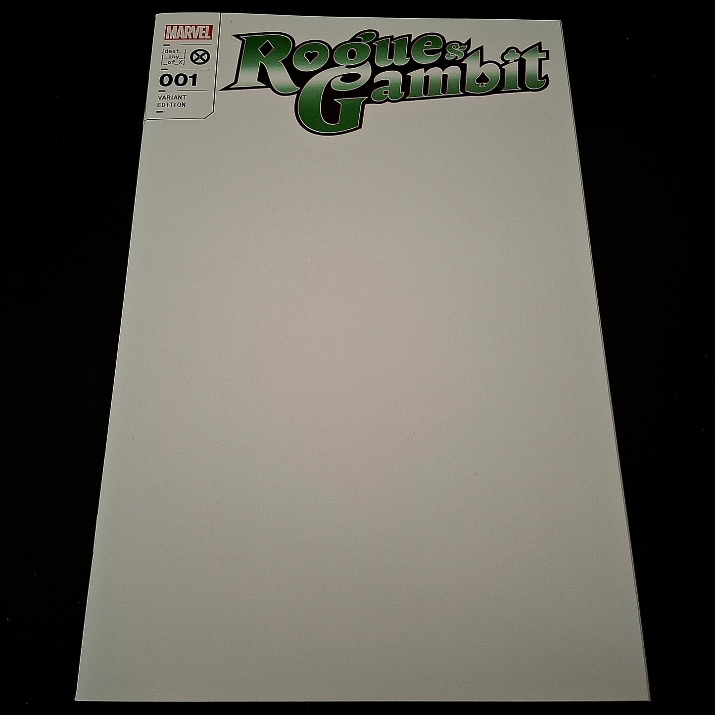 Rogue & Gambit #1 variant blank cover exclusive