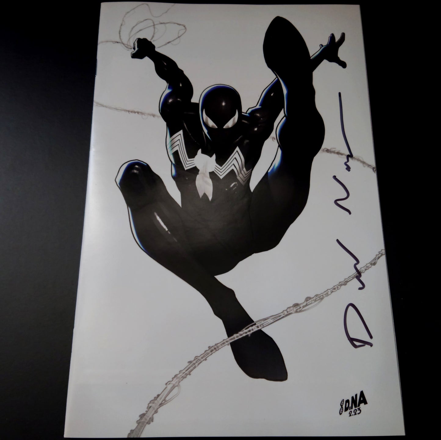 Amazing Spider-Man #22 variant virgin cover exclusive + signature de David Nakayama (COA)