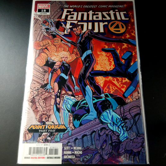 Fantastic Four #18 + signature de Nick Bradshaw