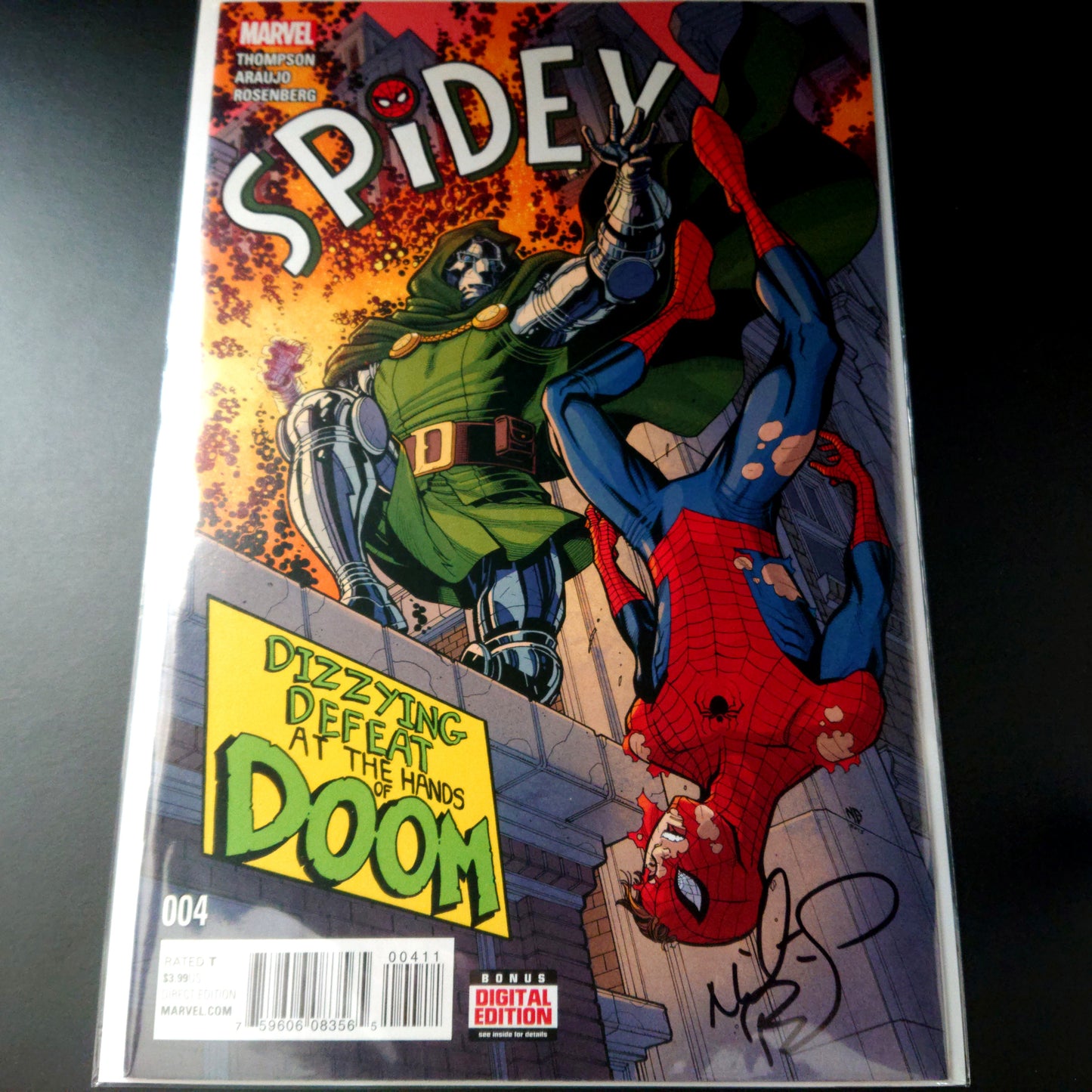 Spidey #4 + signature de Nick Bradshaw