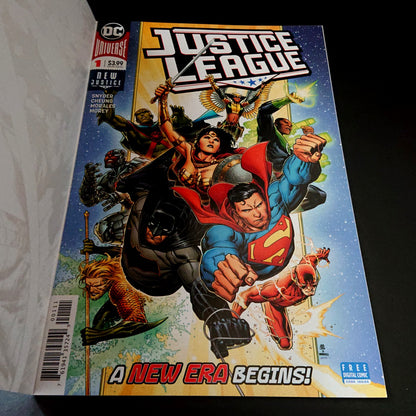 Justice league #1 (2018) variant cover exclusive (Black and White)