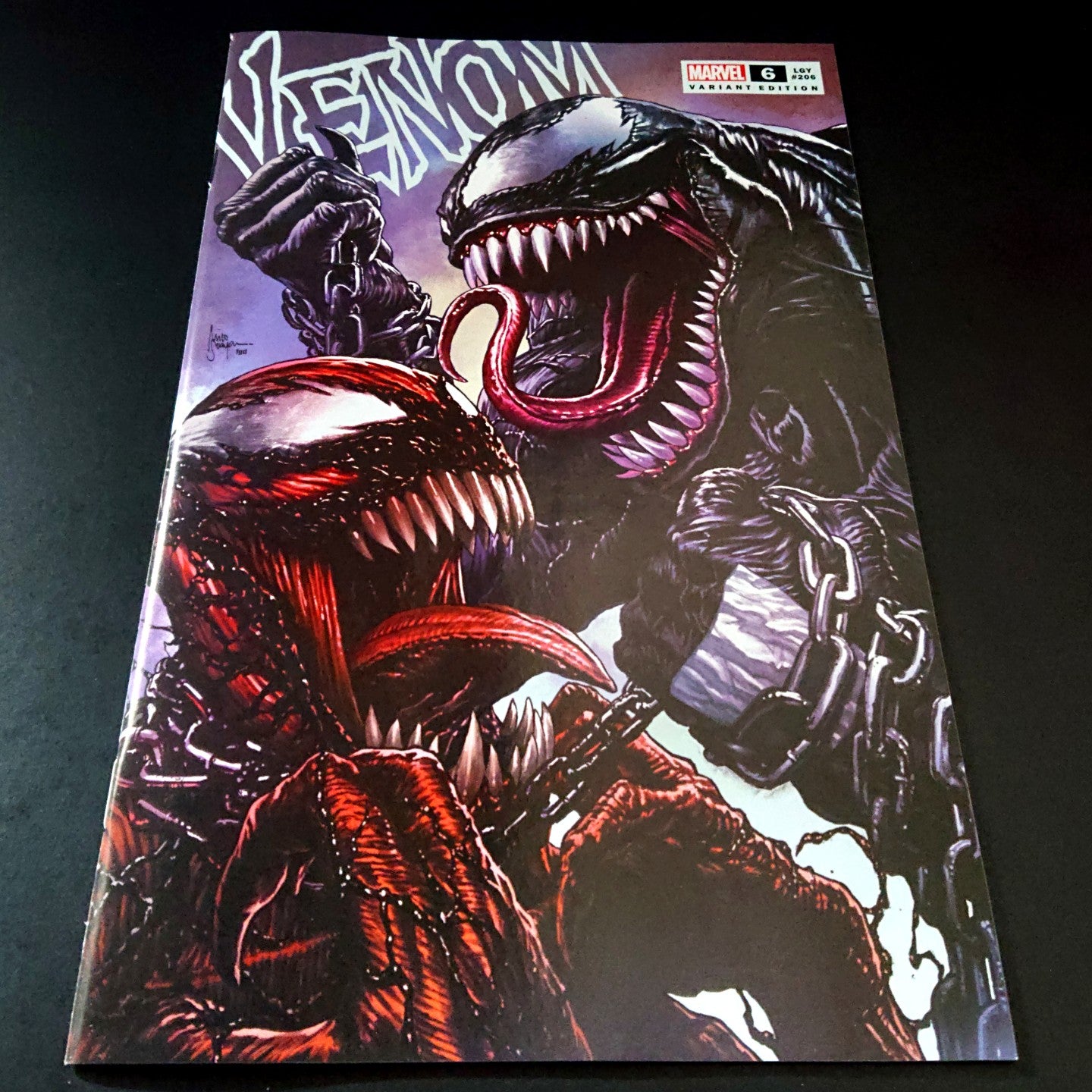 Venom #6 (lgy206) variant cover exclusive