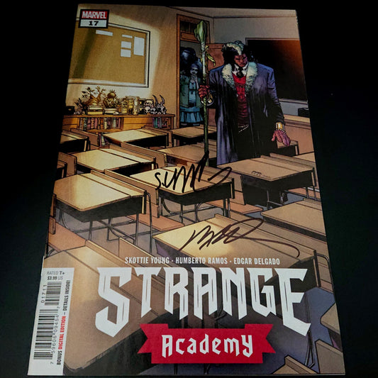 Strange Academy #17 + signature de Skottie Young et d'Humberto Ramos (COA)