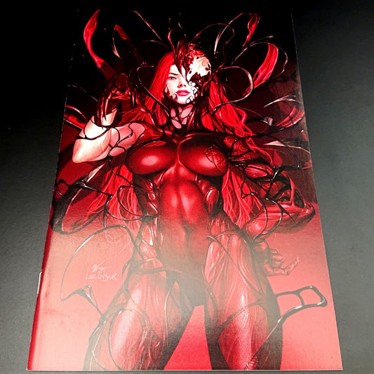 Gwenom vs Carnage #1 virgin cover exclusive second printing