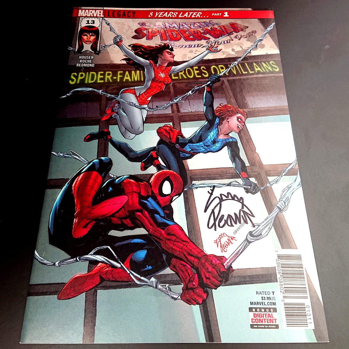 Amazing Spider-Man Renew your vows #13 + signature de Ryan Stegman (COA)