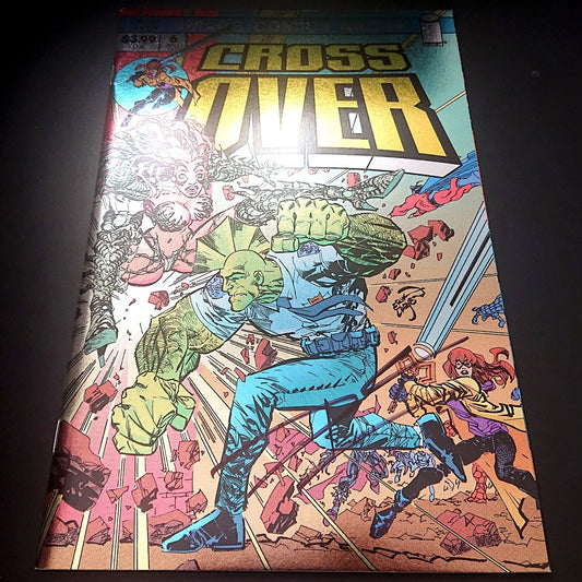 Crossover #6 variant cover Foil + signature de Donny Cates (COA)