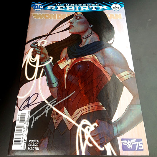 Wonder Woman #7 + signature de Greg Rucka et Jenny Frison