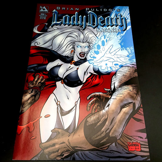 Lady Death blacklands #1 Wraparound cover