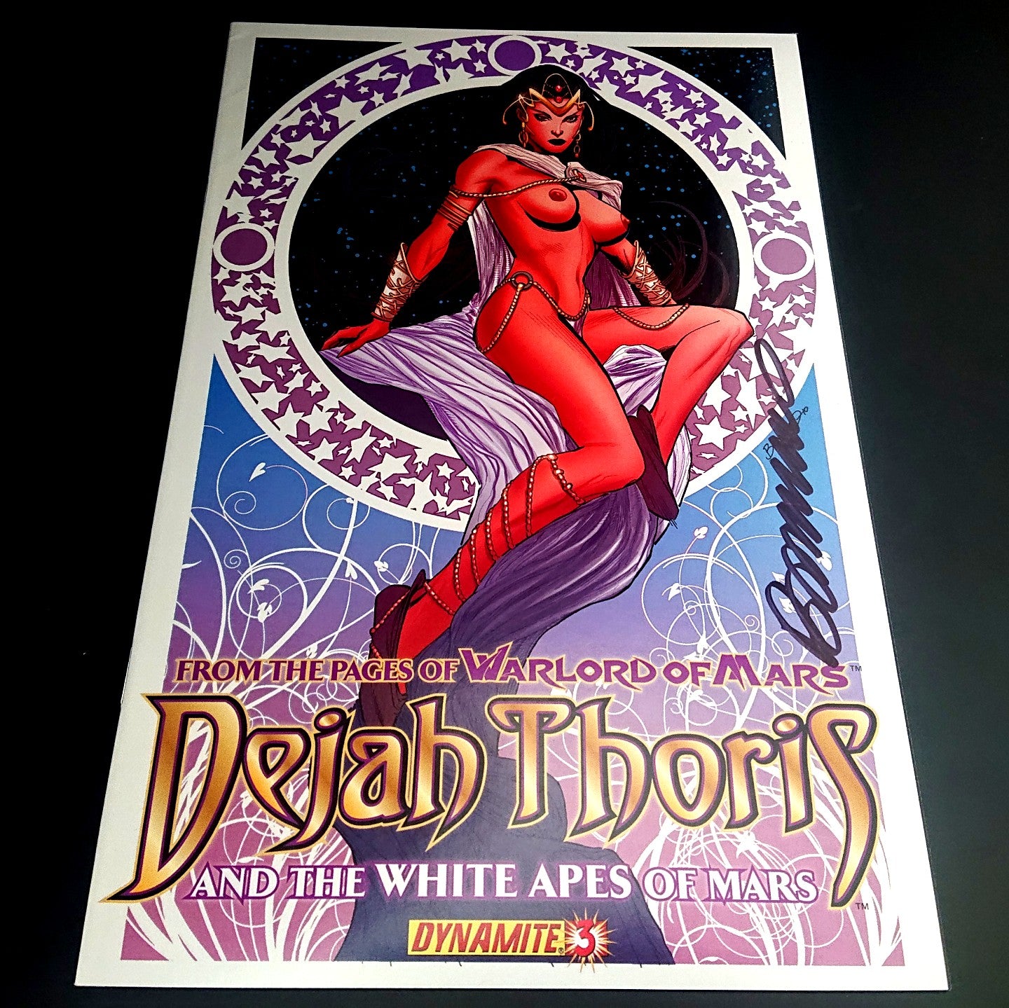 DEJAH THORIS and the white ape of mars #3 + signature de Brandon Peterson (COA)