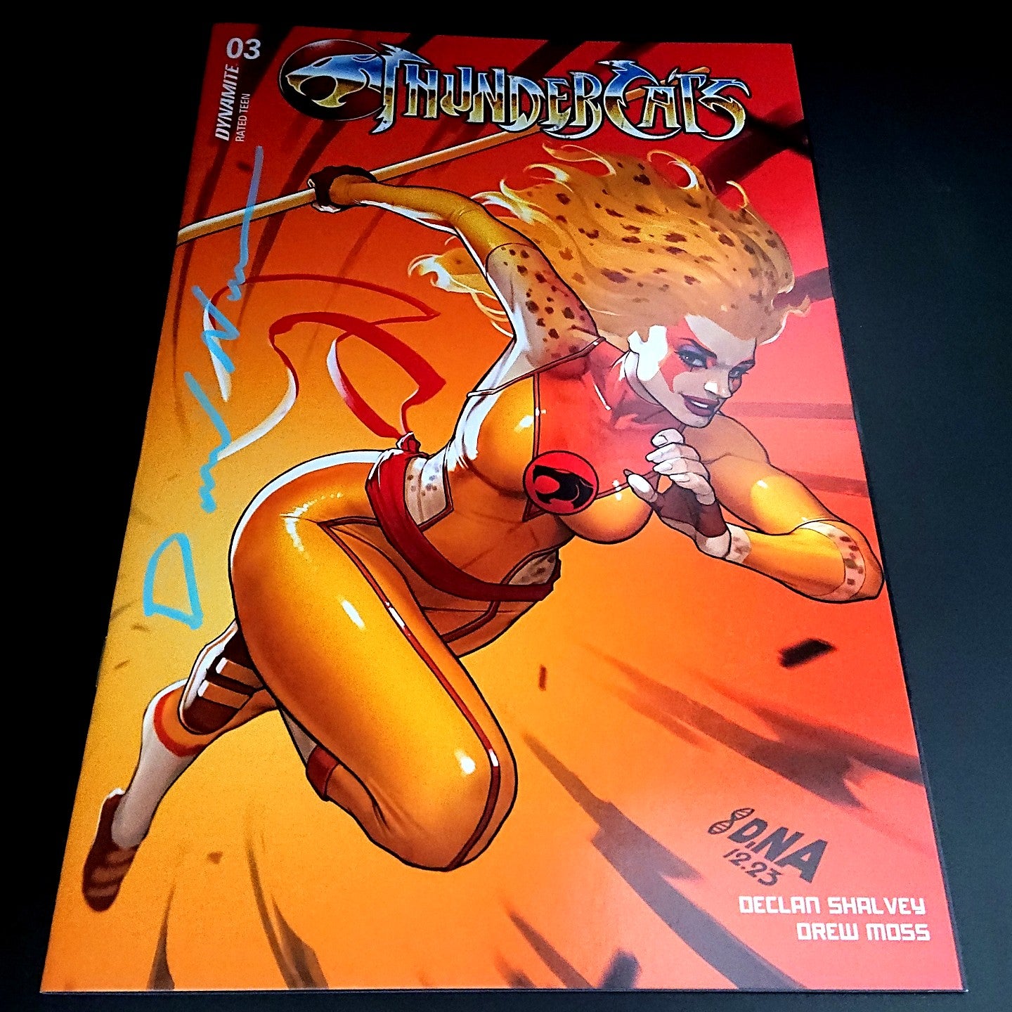 ThunderCats #3 variant cover + signature de David Nakayama (COA)