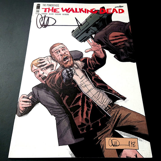 Walking dead #186 + signature de Charlie Adlard (COA)