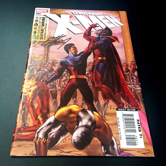 Uncanny X-men #480 + signature de Clayton Henry (COA)