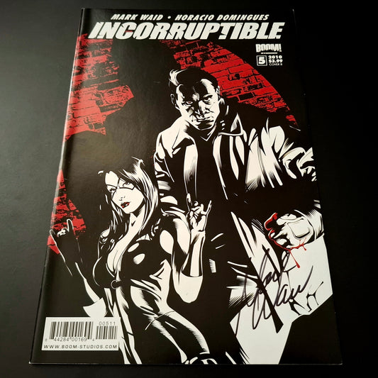 Incorruptible #5 variant cover + Signature de Mark Waid (COA)