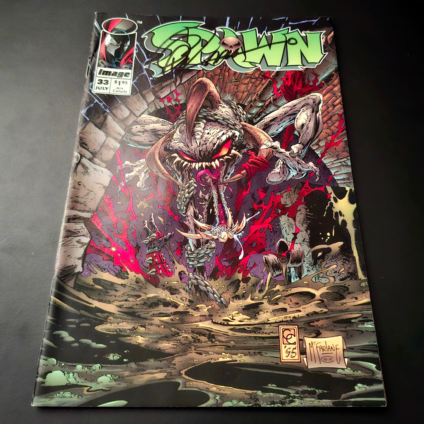 Spawn #33 + Signature de Greg Capullo (COA)