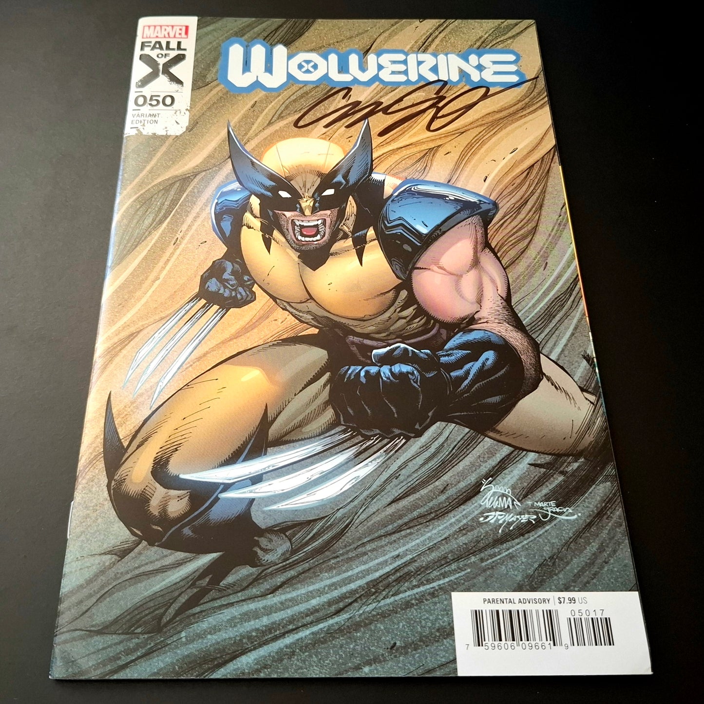 Wolverine #50 variant cover + Signature de Cory Smith (COA)