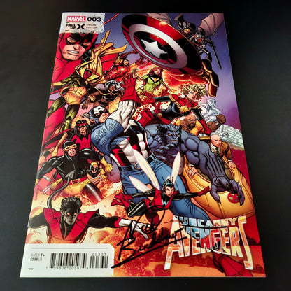 Uncanny Avengers #3A et #3B variant covers + Signatures de Nick Bradshaw (COA)