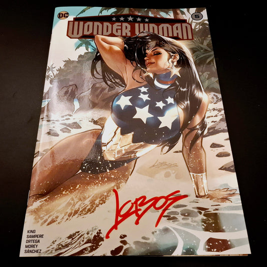 Wonder Woman #5 variant FOIL exclusive + Signature de Pablo Villalobos (COA)