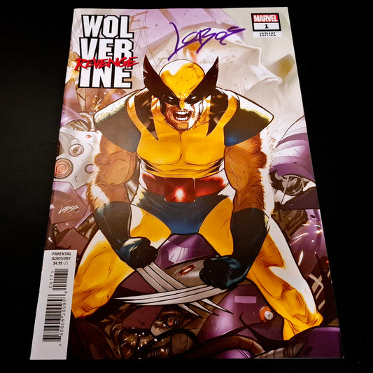 Wolverine : Revenge #1 variant cover + Signature de Pablo Villalobos (COA)