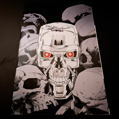 Terminator #1 variant virgin cover exclusive + Signature de Declan Shalvey (COA)