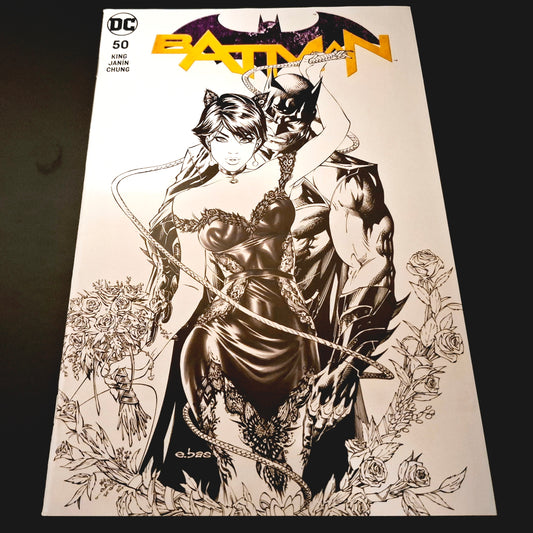 Batman #50 variant cover exclusive Black & White