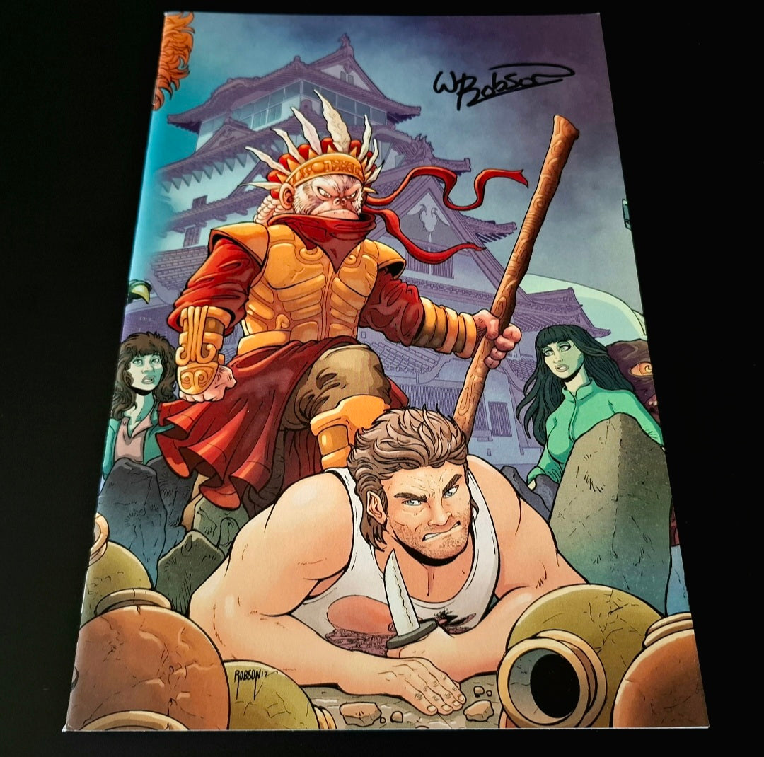 Big trouble in little china : Old man Jack #5 variant cover + signature de Will Robson (COA)