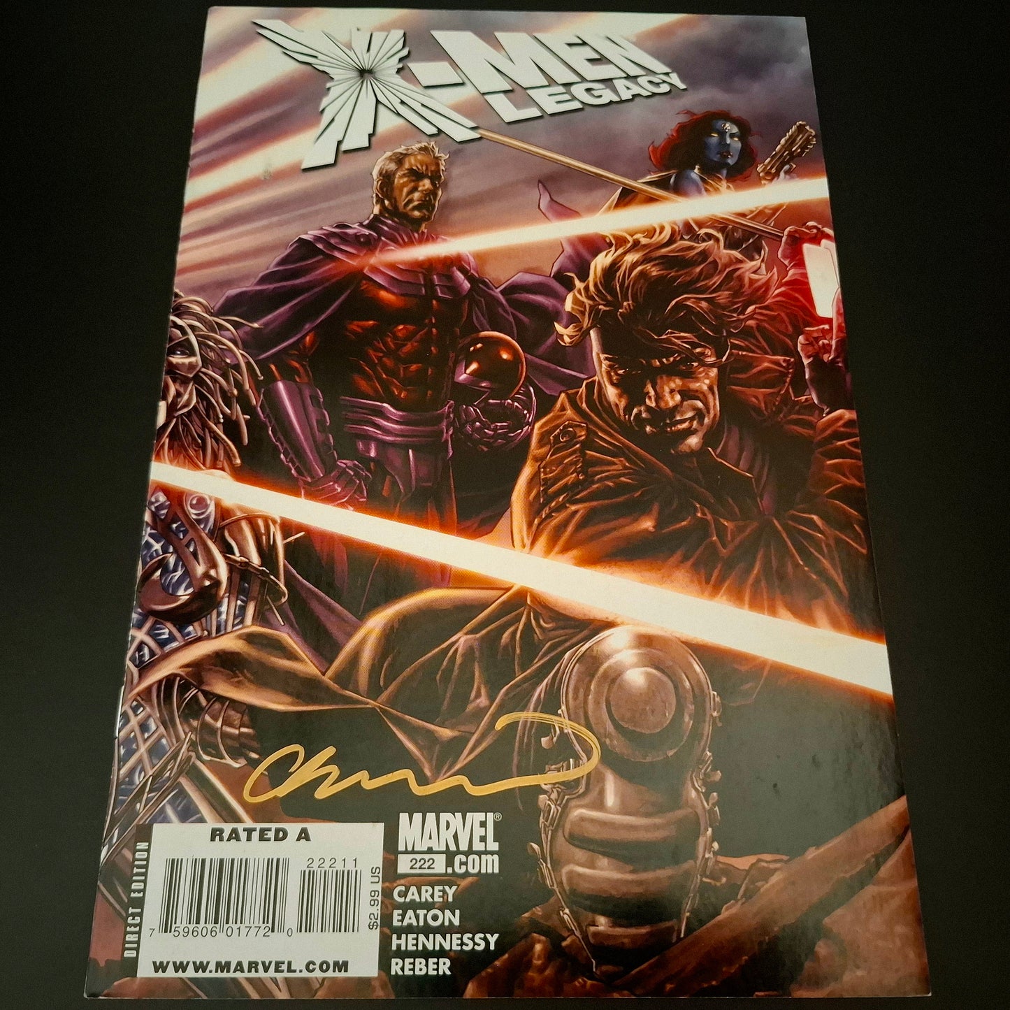 X-men legacy #222 + Signature de Lee Bermejo (COA)