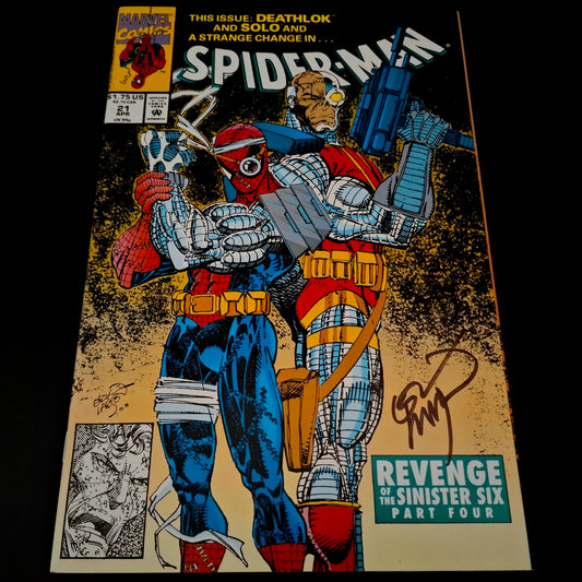 Spider-Man #21 + Signature de Erik Larsen (COA)