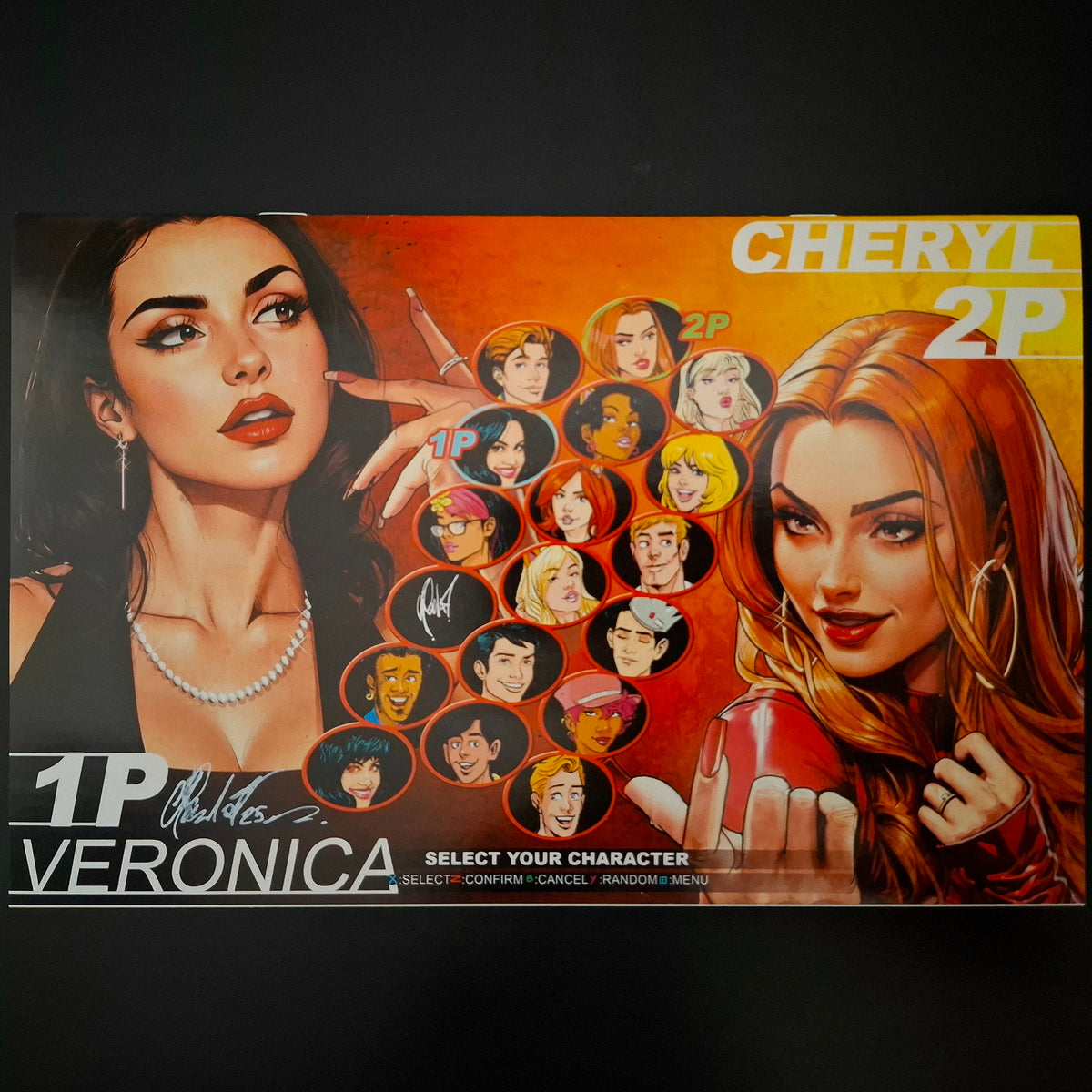 Archie & Friends : Level #1 variant  virgin cover exclusive + Signature de Cedric Poulat (COA)
