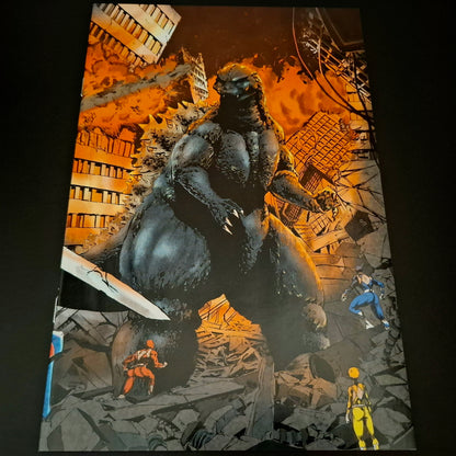 Godzilla vs. Mighty Morphin Power Rangers #1 variant cover exclusive